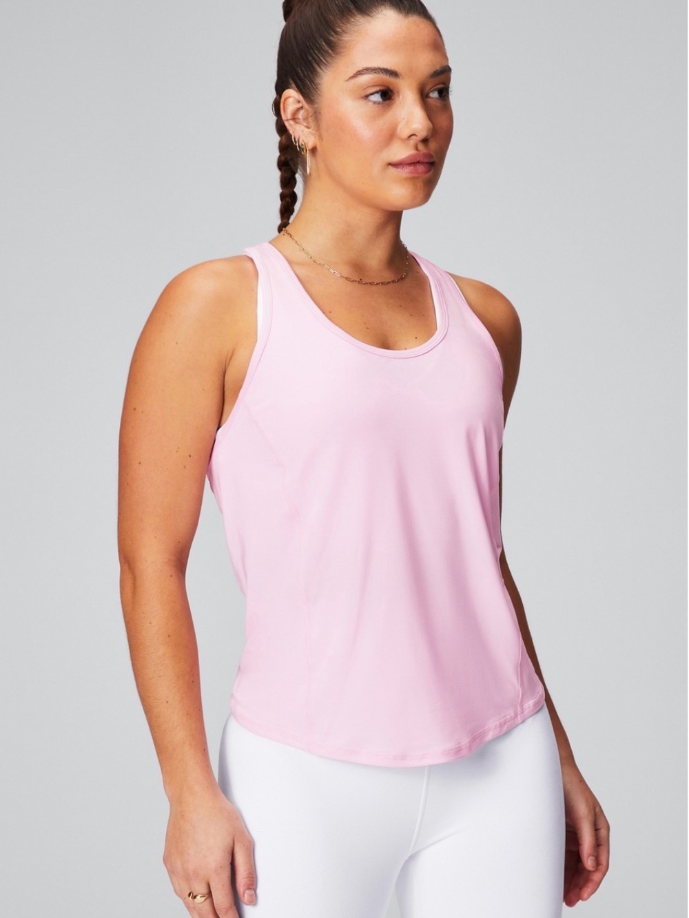 Fabletics Pink Racerback Tank Top